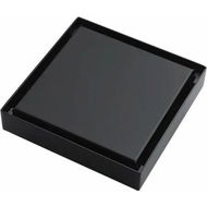 Detailed information about the product Shower Grates Bathroom Floor Drain Waste Stainless Steel (Matte Black, Outlet ï¿ 80mm)