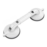 Detailed information about the product Shower Handle for Bathtubs & Showers, 38CM Grab Bars for Bathroom with Strong Hold Suction Cup, Balance Bar Safety Hand Rail for Elderly White