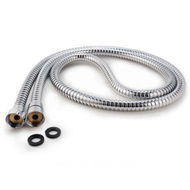 Detailed information about the product Shower Hose - Kink-Free Stainless Steel Shower Hose - Pet Bathing Cleaning - 1.5M - Chrome