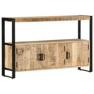 Detailed information about the product Side Cabinet 120x30x75 Cm Solid Mango Wood