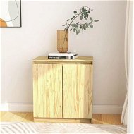 Detailed information about the product Side Cabinet 60x36x65 Cm Solid Pinewood