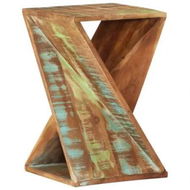 Detailed information about the product Side Table 35x35x55 cm Solid Wood Reclaimed