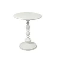 Detailed information about the product Side Table Bedside Table Vintage White