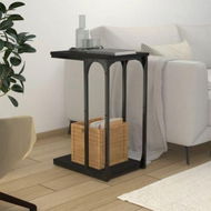 Detailed information about the product Side Table Black 40x30x60 Cm Engineered Wood