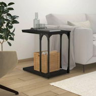 Detailed information about the product Side Table Black 50x35x52 Cm Engineered Wood