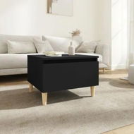 Detailed information about the product Side Table Black 50x46x35 cm Engineered Wood