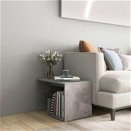 Detailed information about the product Side Table Concrete Grey 59x36x38 cm Engineered Wood