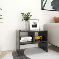 Detailed information about the product Side Table Grey 60x40x45 cm Engineered Wood