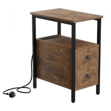 Side Table Narrow Coffee End Table