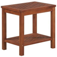 Detailed information about the product Side Table Solid Acacia Wood 45x33x45 Cm