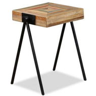 Detailed information about the product Side Table Solid Reclaimed Teak