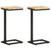 Side Tables 2 pcs 31.5x24.5x64.5 cm Rough Mango Wood. Available at Crazy Sales for $179.95