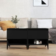 Detailed information about the product Side Tables 2 Pcs Black 50x46x50 Cm Engineered Wood