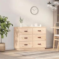 Detailed information about the product Sideboard 100x40x75 cm Solid Wood Pine