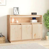 Detailed information about the product Sideboard 104.5x34x80 cm Solid Wood Pine