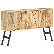 Detailed information about the product Sideboard 118x30x75 Cm Solid Mango Wood