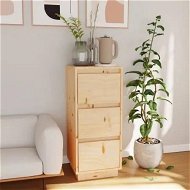 Detailed information about the product Sideboard 32x34x75 cm Solid Wood Pine