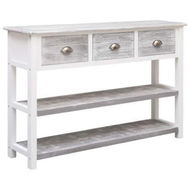 Detailed information about the product Sideboard Antique Grey 115x30x76 Cm Wood