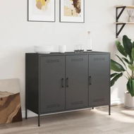 Detailed information about the product Sideboard Black 100.5x39x79 cm Cold-rolled Steel