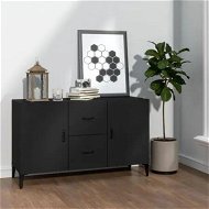 Detailed information about the product Sideboard Black 100x36x60 cm Engineered Wood