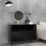 Detailed information about the product Sideboard Black 104x35x70 Cm Engineered Wood