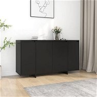 Detailed information about the product Sideboard Black 135x41x75 cm Engineered Wood