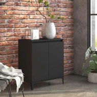 Detailed information about the product Sideboard Black 60x35x70 cm Engineered Wood