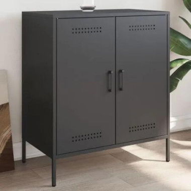 Sideboard Black 68x39x79 cm Steel