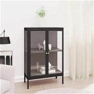 Detailed information about the product Sideboard Black 75x35x105 cm Steel and Glass