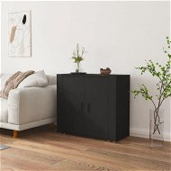 Detailed information about the product Sideboard Black 80x33x70 cm Engineered Wood