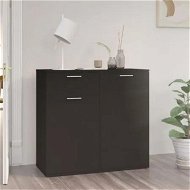 Detailed information about the product Sideboard Black 80x36x75 cm Engineered Wood
