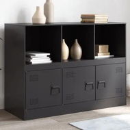 Detailed information about the product Sideboard Black 99x39x73 cm Steel