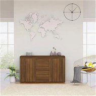Detailed information about the product Sideboard Brown Oak 120x36x69 cm Engineered Wood