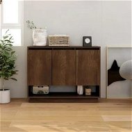 Detailed information about the product Sideboard Brown Oak 97x31x75 cm Engineered Wood
