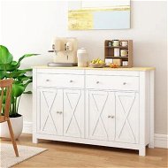 Detailed information about the product Sideboard Buffet Cabinet Cupboard Side Console Table Storage 2 Drawers 4 Doors Dresser Coffee Bar Kitchen Dining Room