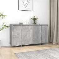 Detailed information about the product Sideboard Concrete Grey 135x41x75 cm Engineered Wood