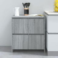 Detailed information about the product Sideboard Grey Sonoma 70x41x75 Cm Engineered Wood