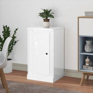 Detailed information about the product Sideboard High Gloss White 37.5x35.5x67.5 Cm Engineered Wood.