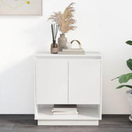 Detailed information about the product Sideboard High Gloss White 70x41x75 Cm Engineered Wood