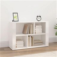 Detailed information about the product Sideboard High Gloss White 80x30x54 Cm Engineered Wood