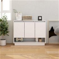 Detailed information about the product Sideboard High Gloss White 97x31x75 Cm Engineered Wood