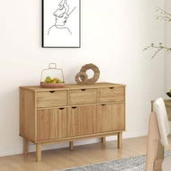 Detailed information about the product Sideboard OTTA 114x43x73.5 cm Solid Wood Pine