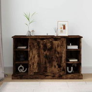 Detailed information about the product Sideboard Smoked Oak 100x35.5x60 Cm Engineered Wood.