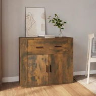Detailed information about the product Sideboard Smoked Oak 80x33x70 cm Engineered Wood