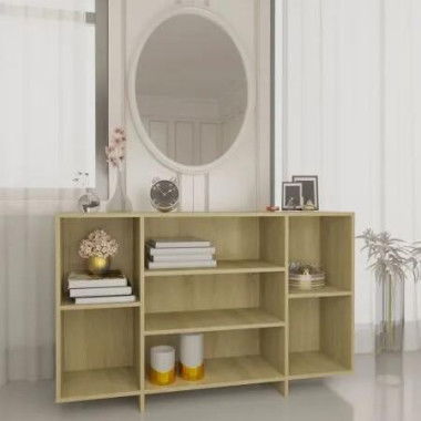 Sideboard Sonoma Oak 120x30x75 cm Engineered Wood