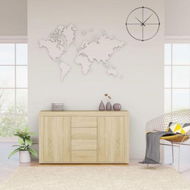 Detailed information about the product Sideboard Sonoma Oak 120x36x69 Cm Chipboard