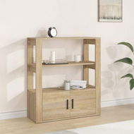 Detailed information about the product Sideboard Sonoma Oak 80x30x90 Cm Engineered Wood