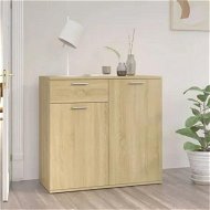 Detailed information about the product Sideboard Sonoma Oak 80x36x75 cm Engineered Wood