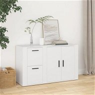 Detailed information about the product Sideboard White 100x33x59.5 Cm Engineered Wood.