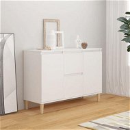 Detailed information about the product Sideboard White 103.5x35x70 Cm Engineered Wood.